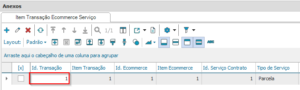 Transação Ecommerce Serviço